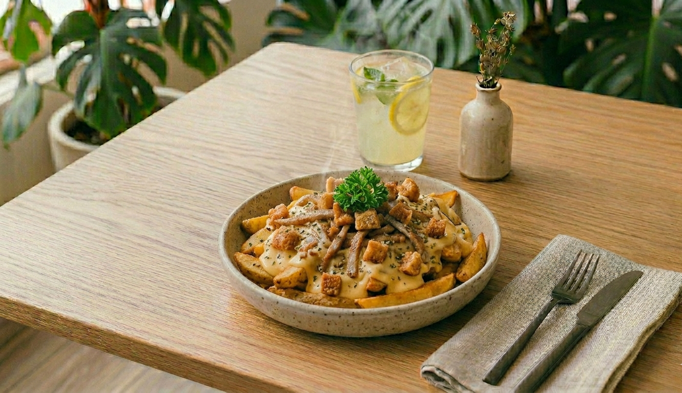 Papas Belgas con Toppings